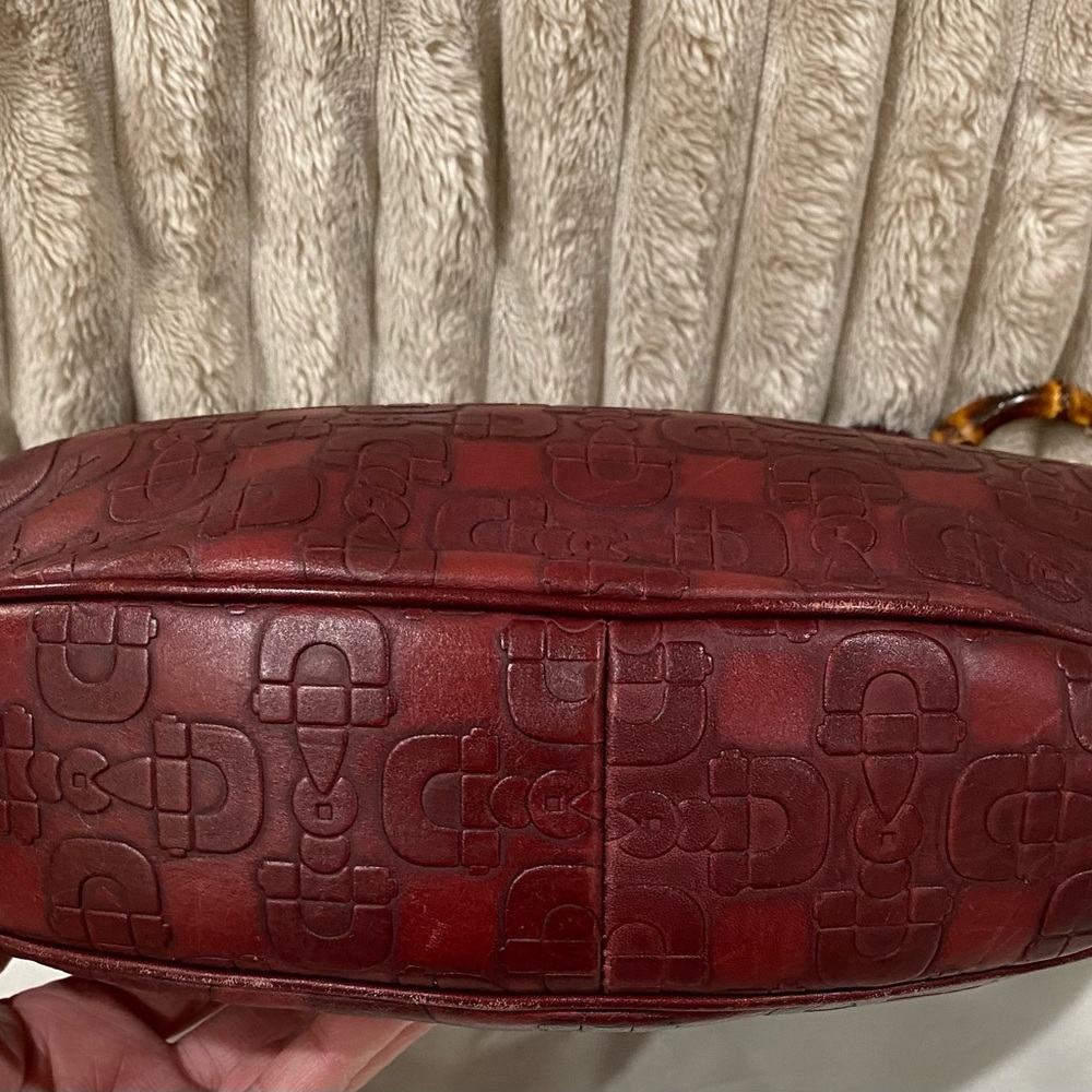 Gucci Bamboo Ring Half-Moon Bag - Picture 6 of 11